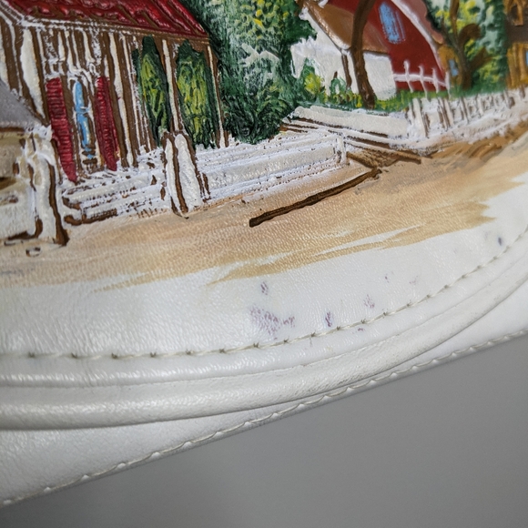 Vintage The Original Florida Keys Handbag white shoulder bag - Picture 3 of 12